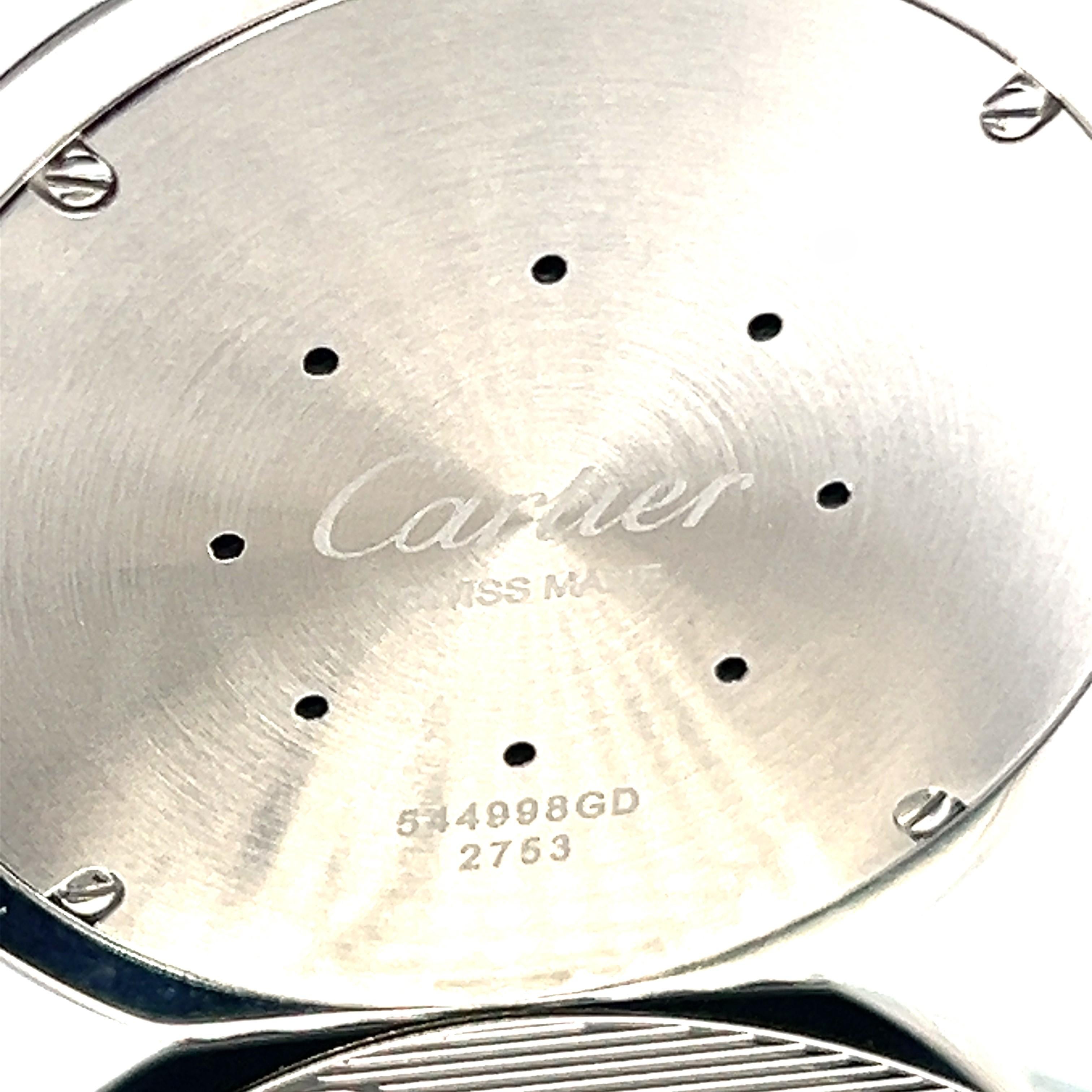 Cartier Pasha Stainless Steel Travel Alarm Clock 3