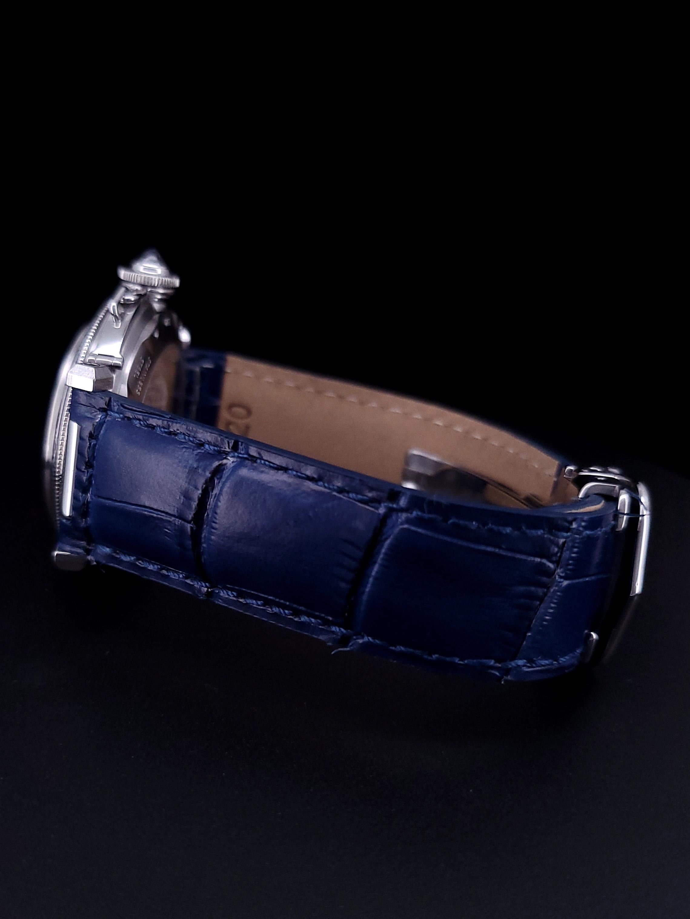 Montre homme Cartier Pasha Steel Silver Arabic Guilloche Dial Automatic 2379 3