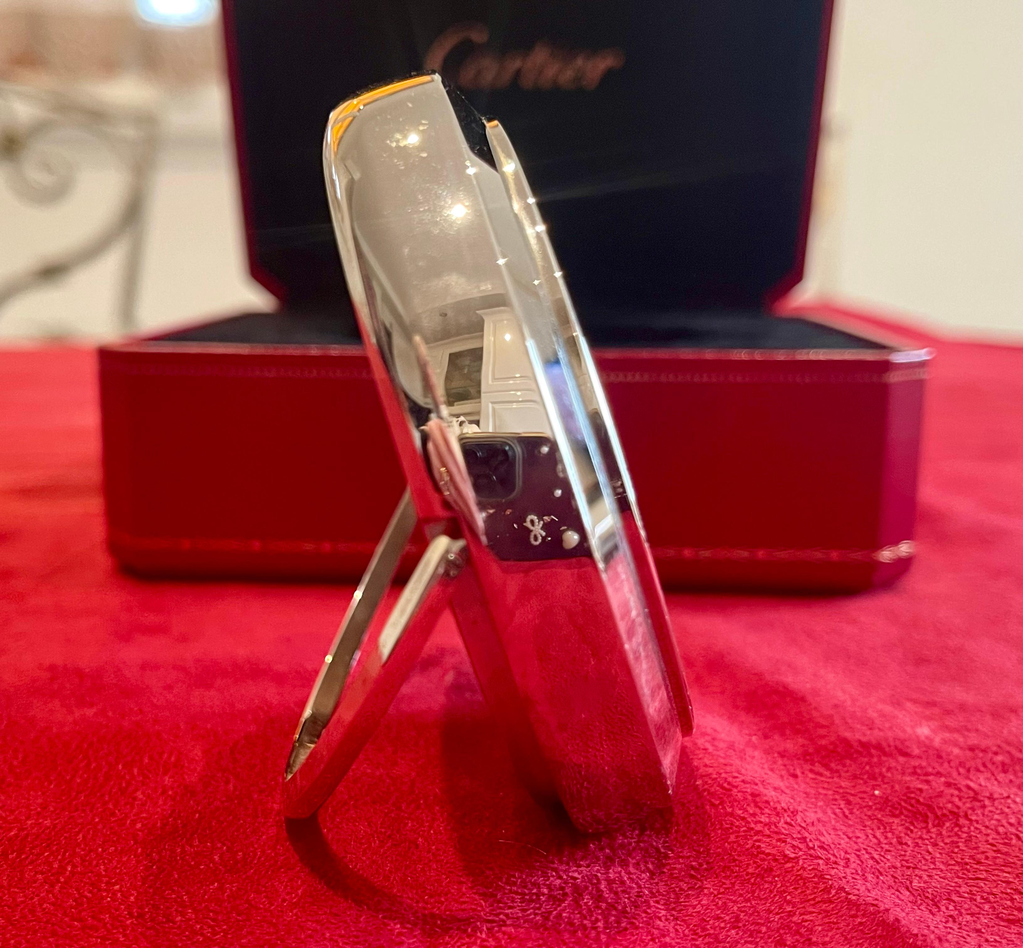 CARTIER - Pasha Travel Alarm Clock For Sale 4