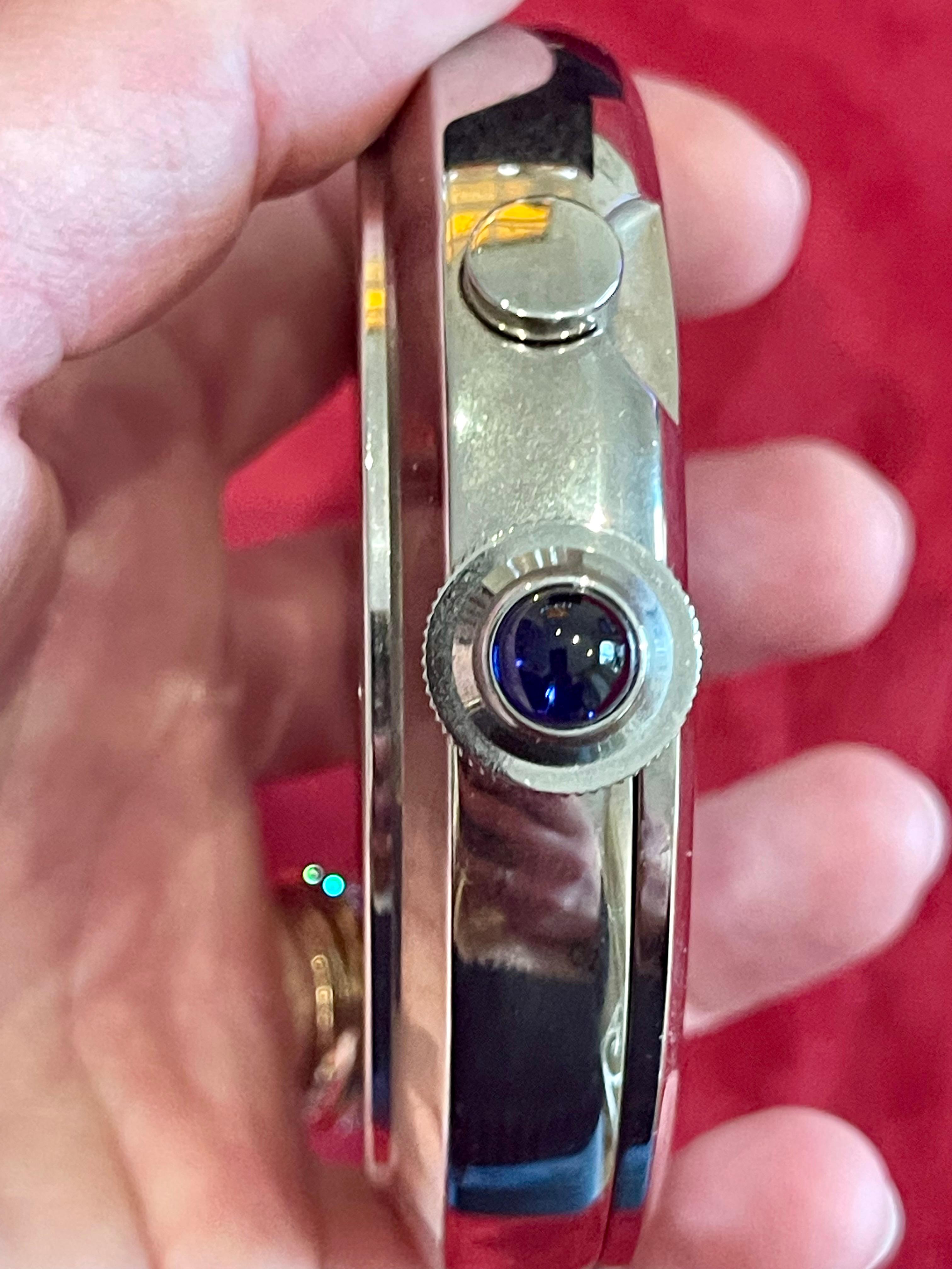 20th Century CARTIER - Pasha Travel Alarm Clock For Sale