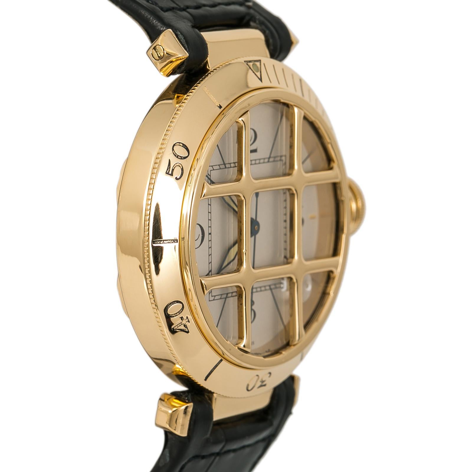 Cartier Pasha Unknown, Case, Certified and Warranty In Excellent Condition In Miami, FL