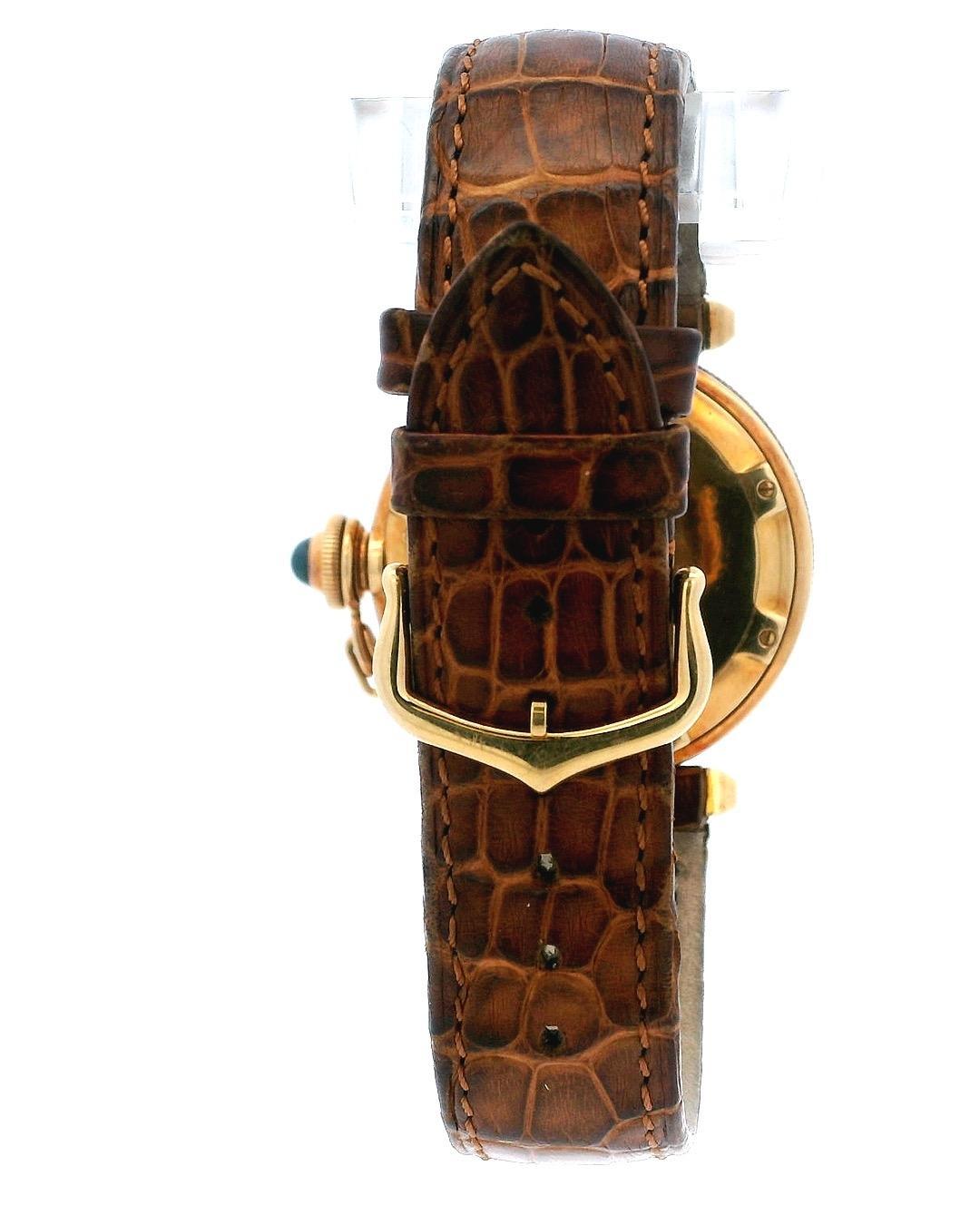 Cartier Pasha W3004856 Automatic 18k Yellow Gold W/Box & Papers For Sale 2