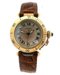 Cartier Pasha W3004856 Automatic 18k Yellow Gold W/Papers