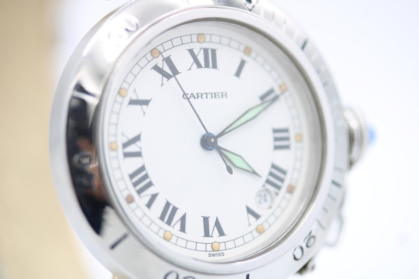 Women's or Men's Cartier Pasha W31005H3 Serviced For Sale