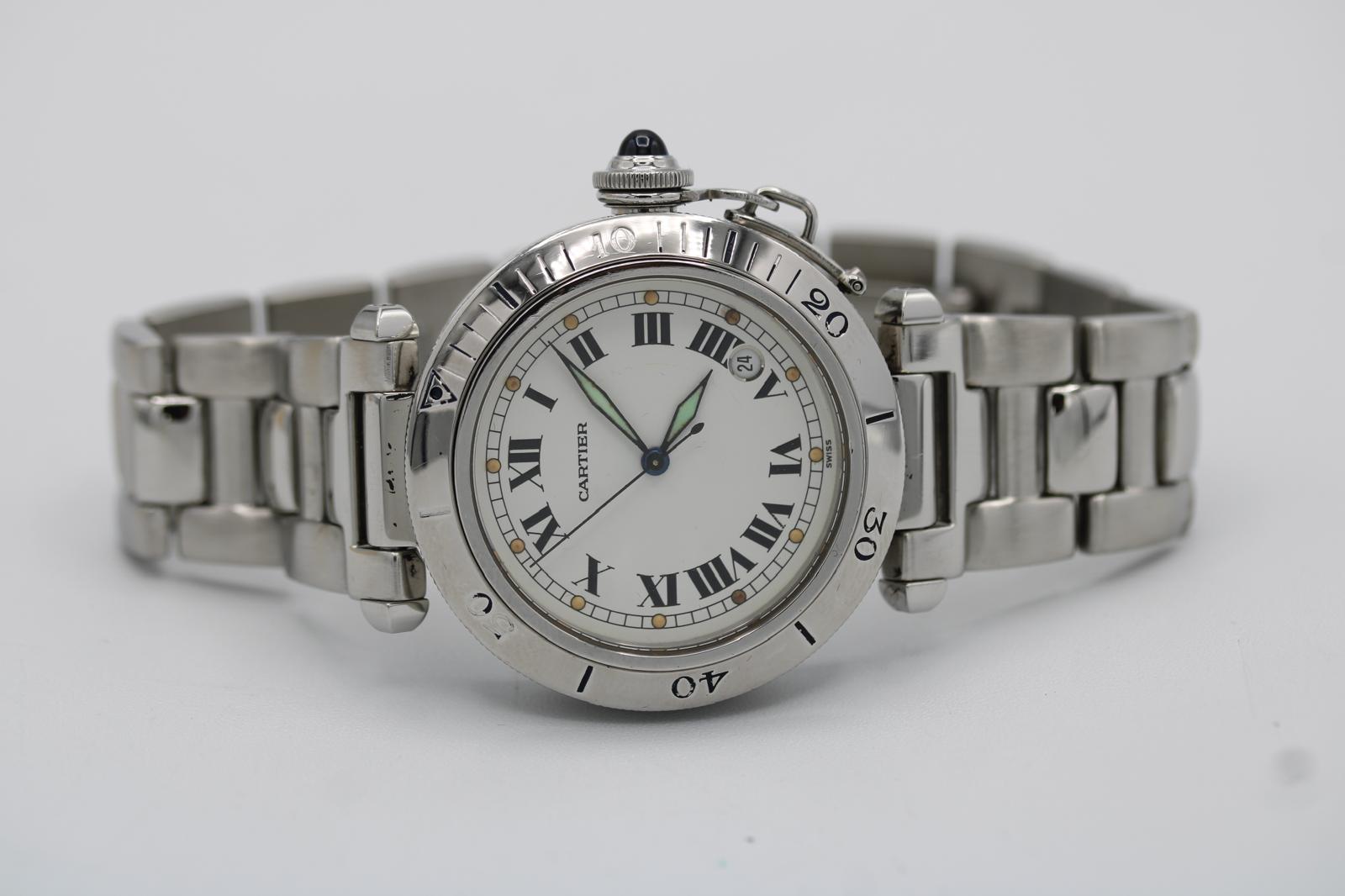 Cartier Pasha W31005H3 Serviced For Sale 2
