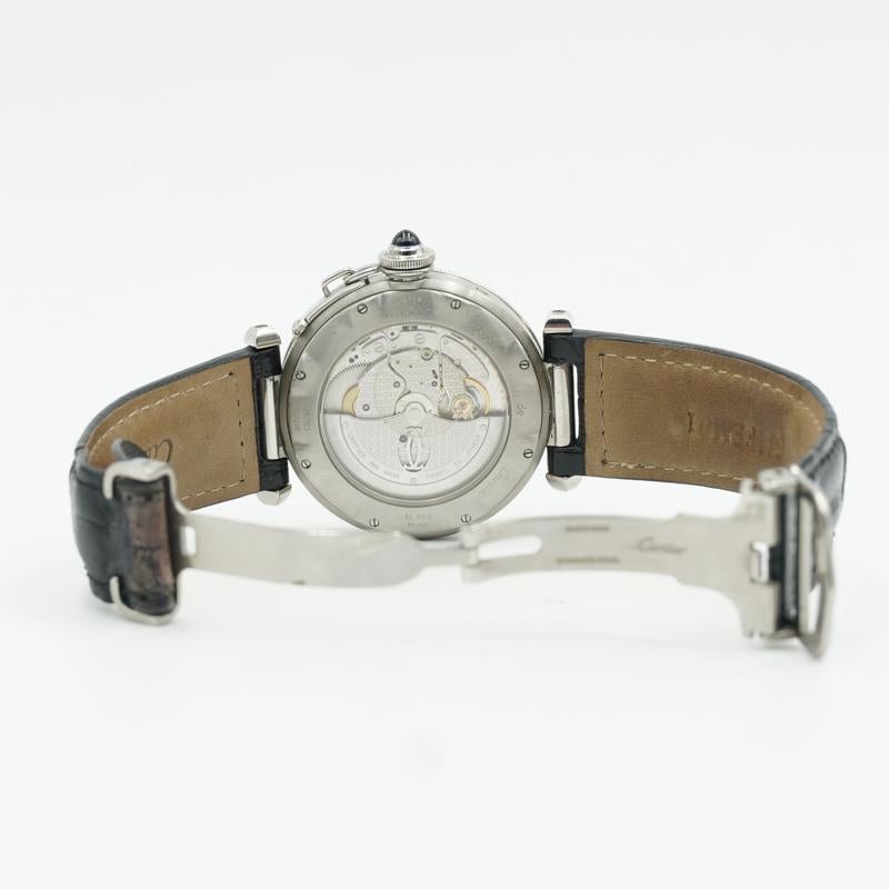 Women's or Men's Cartier Pasha W3103755 Time Zones on Strap