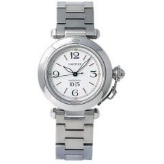 Cartier Pasha W31044M7, White Dial, Certified and Warranty