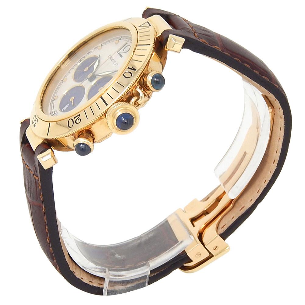 Contemporary Cartier Pasha WJ130009, White Dial, Certified and Warranty