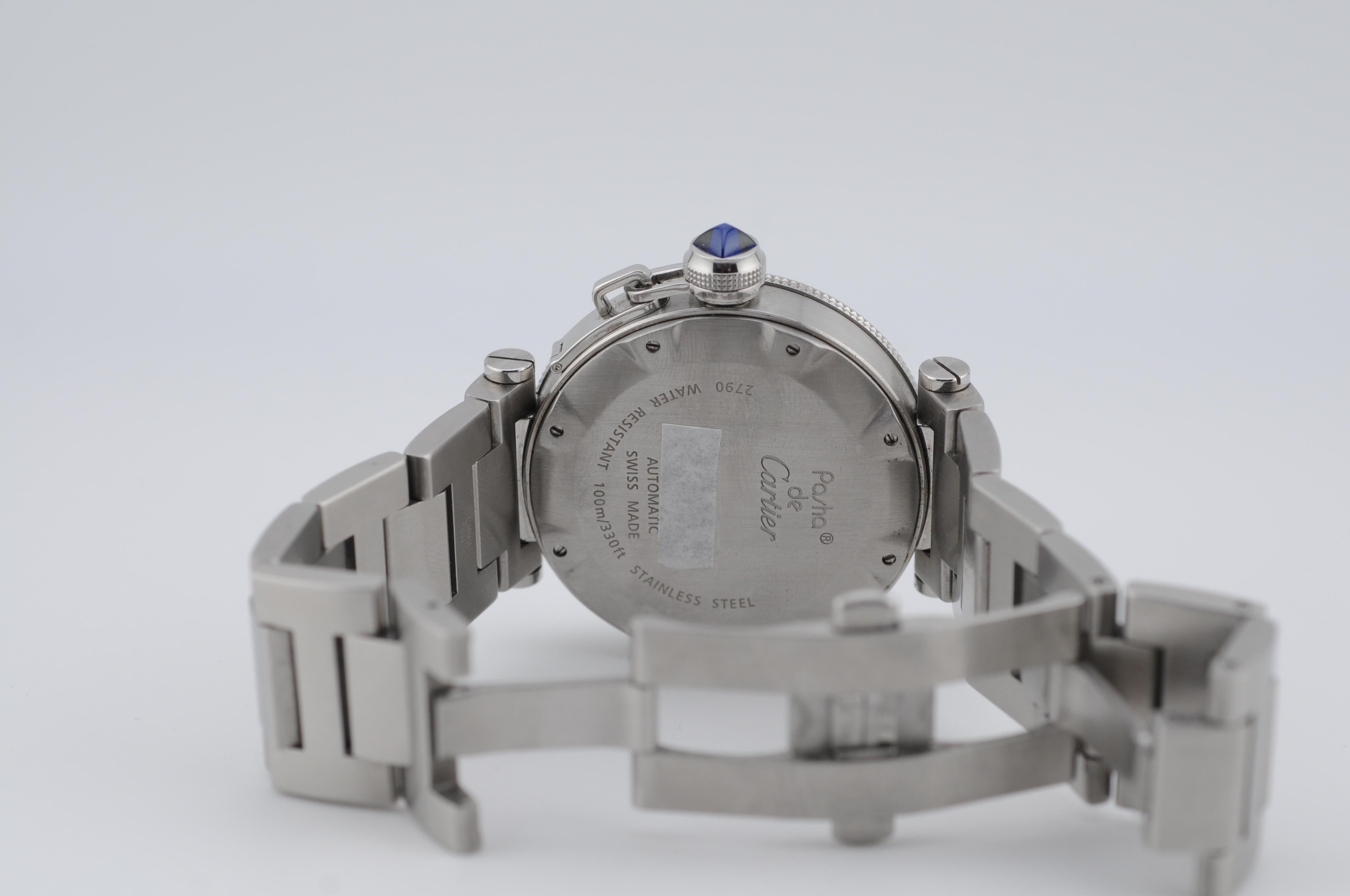 Cartier Pasha XL Seatimer 40mm Ref. 2790 – Automatic Stainless Steel 5