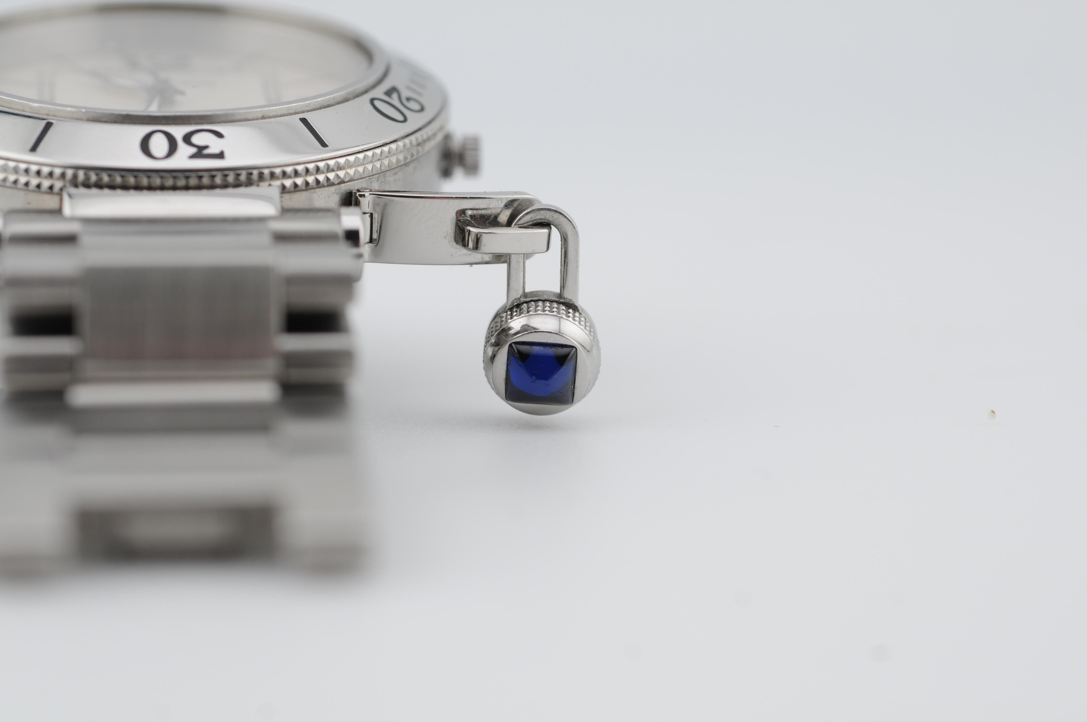 Cartier Pasha XL Seatimer 40mm Ref. 2790 – Automatic Stainless Steel 10