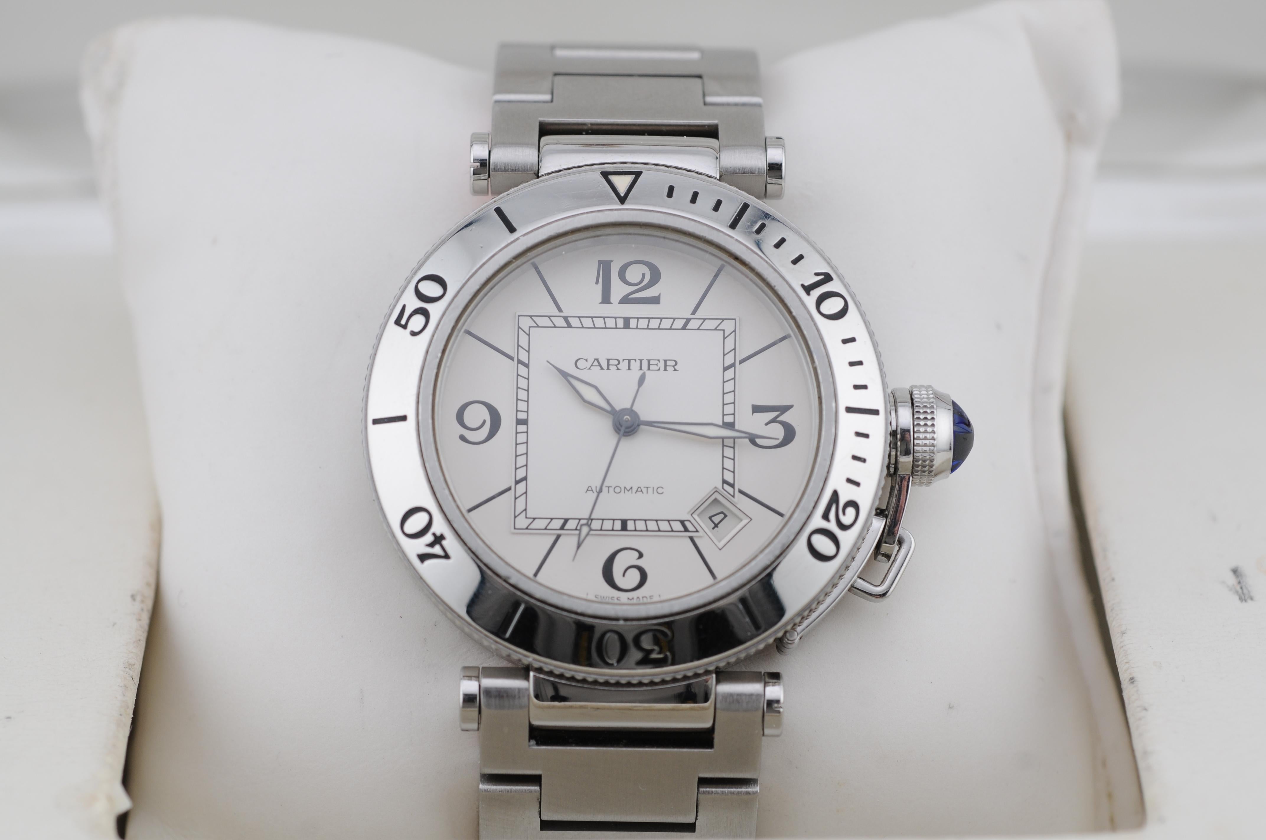 Women's or Men's Cartier Pasha XL Seatimer 40mm Ref. 2790 – Automatic Stainless Steel