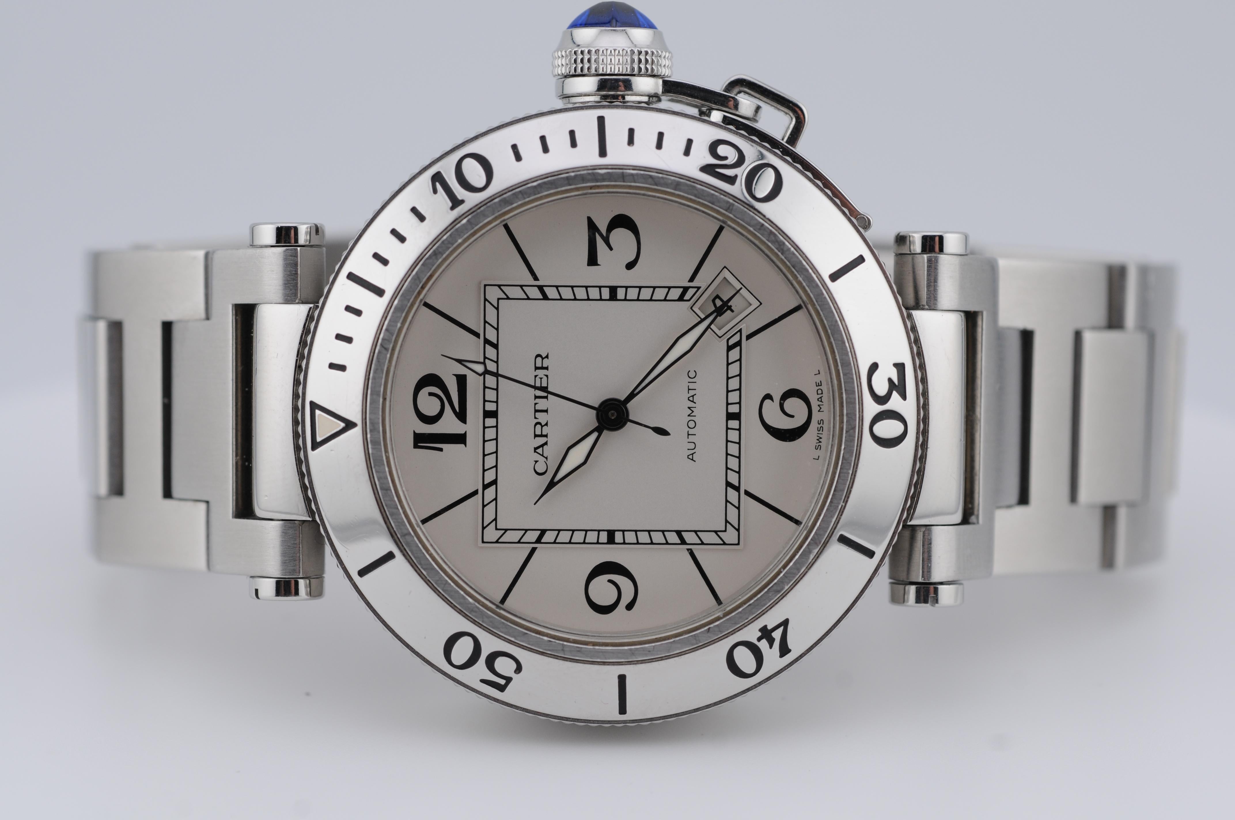 Cartier Pasha XL Seatimer 40mm Ref. 2790 – Automatic Stainless Steel 2