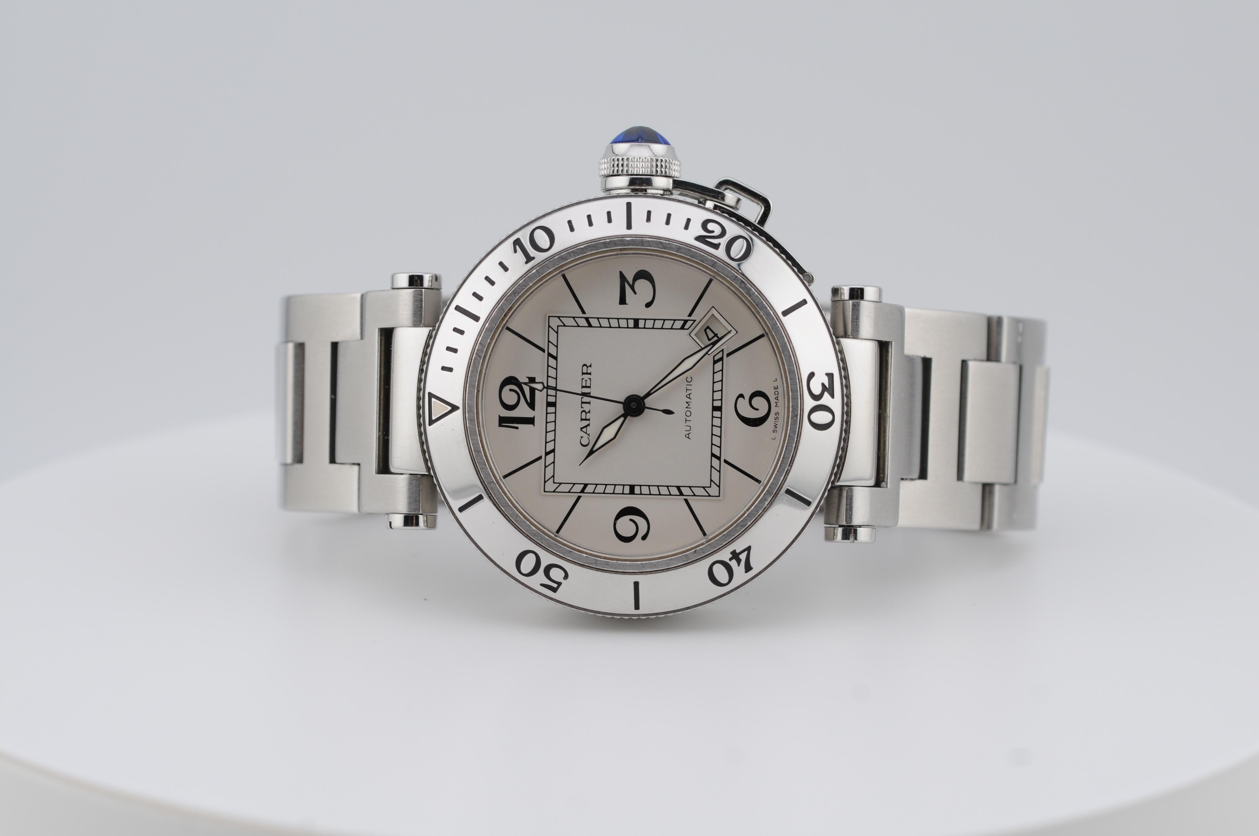 Cartier Pasha XL Seatimer 40mm Ref. 2790 – Automatic Stainless Steel 4