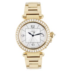 Cartier Pasha Yellow Gold Diamond Bezel WJ1203H9