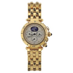 Cartier Pasha Yellow Gold Perpetual Calendar Watch, 1986