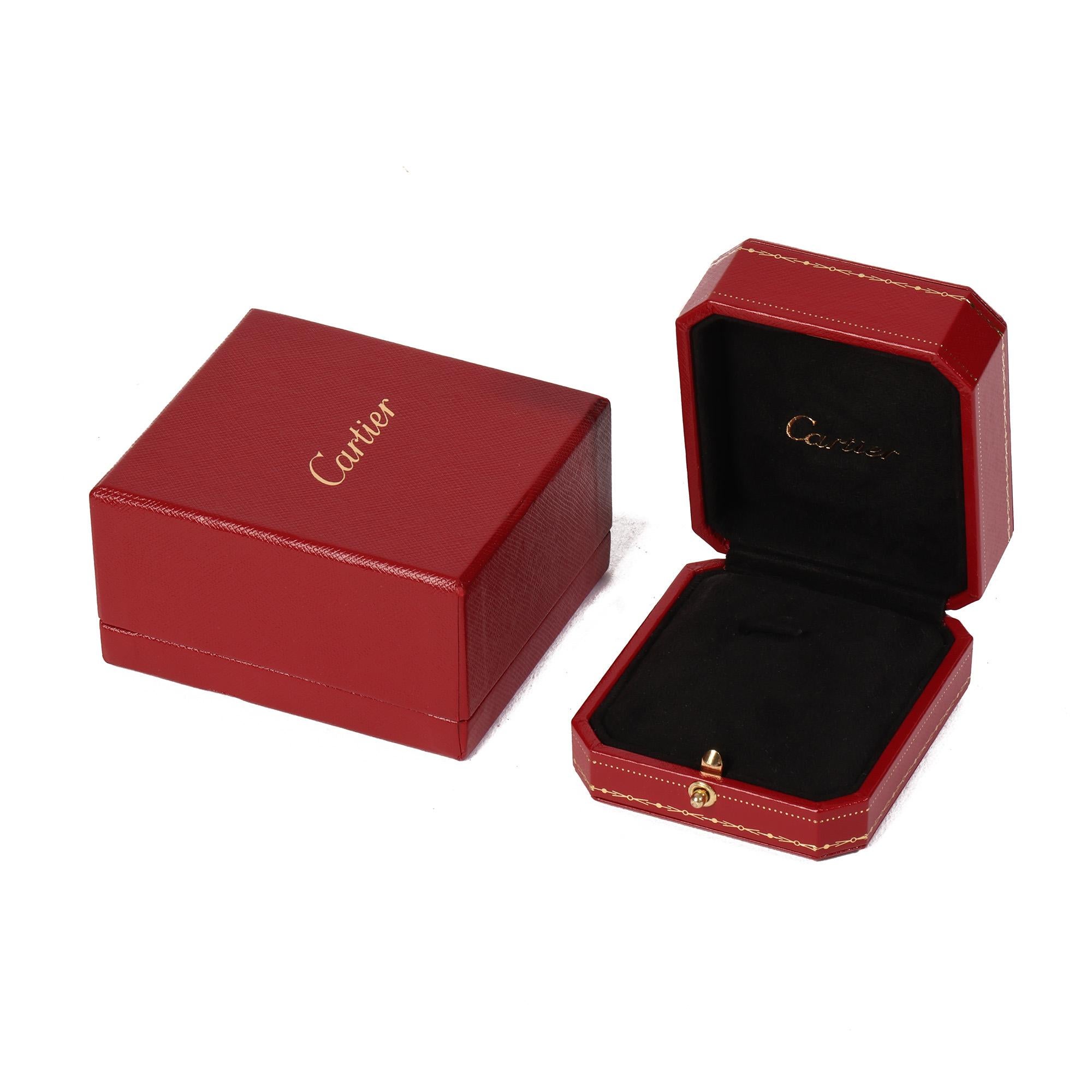 Cartier, bague bombée en or jaune 18 carats avec diamants pavés en vente 3