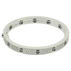 Bracelet LOVE en céramique et pavé de diamants de Cartier Taille 16