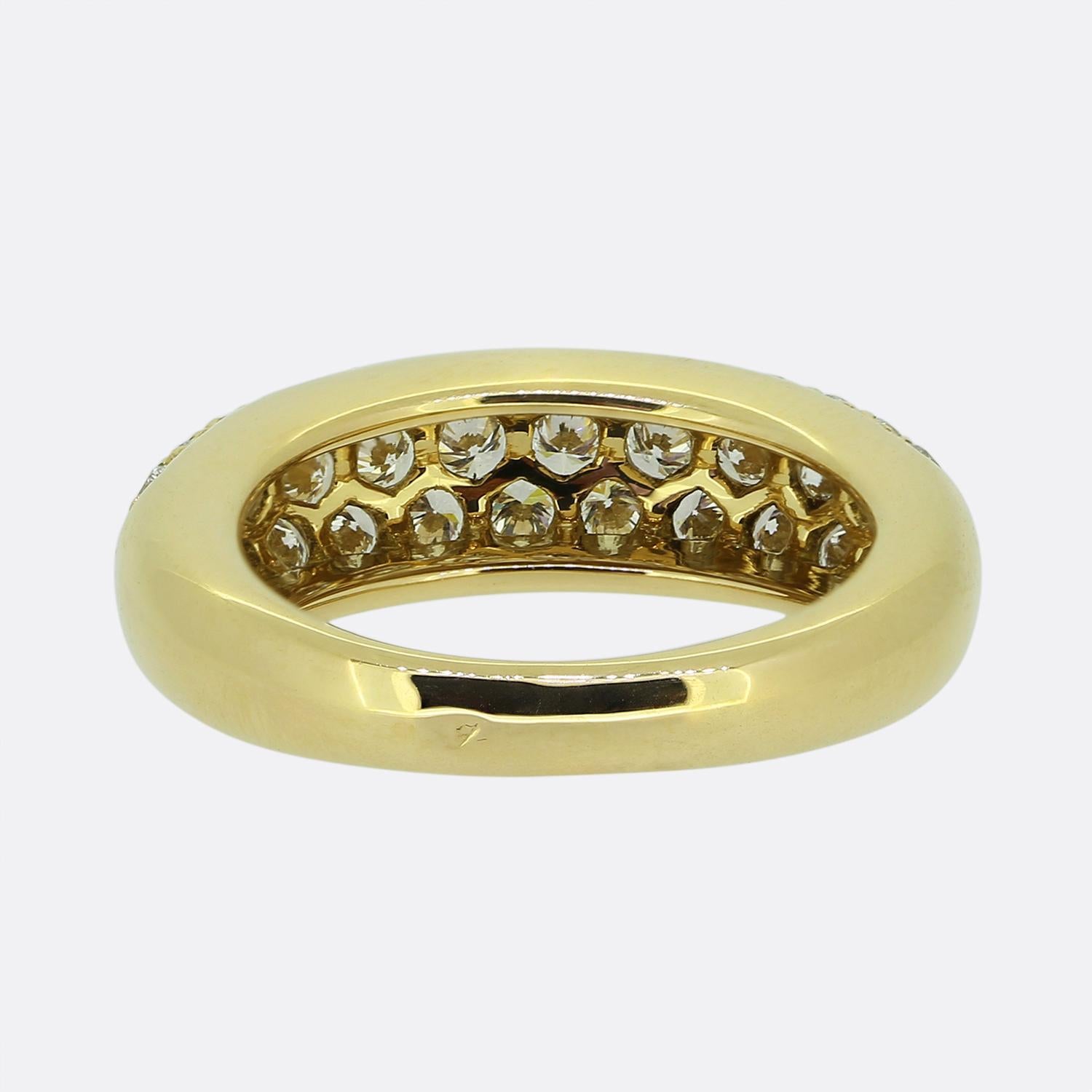 Bague à pavé de diamants de Cartier Bon état - En vente à London, GB