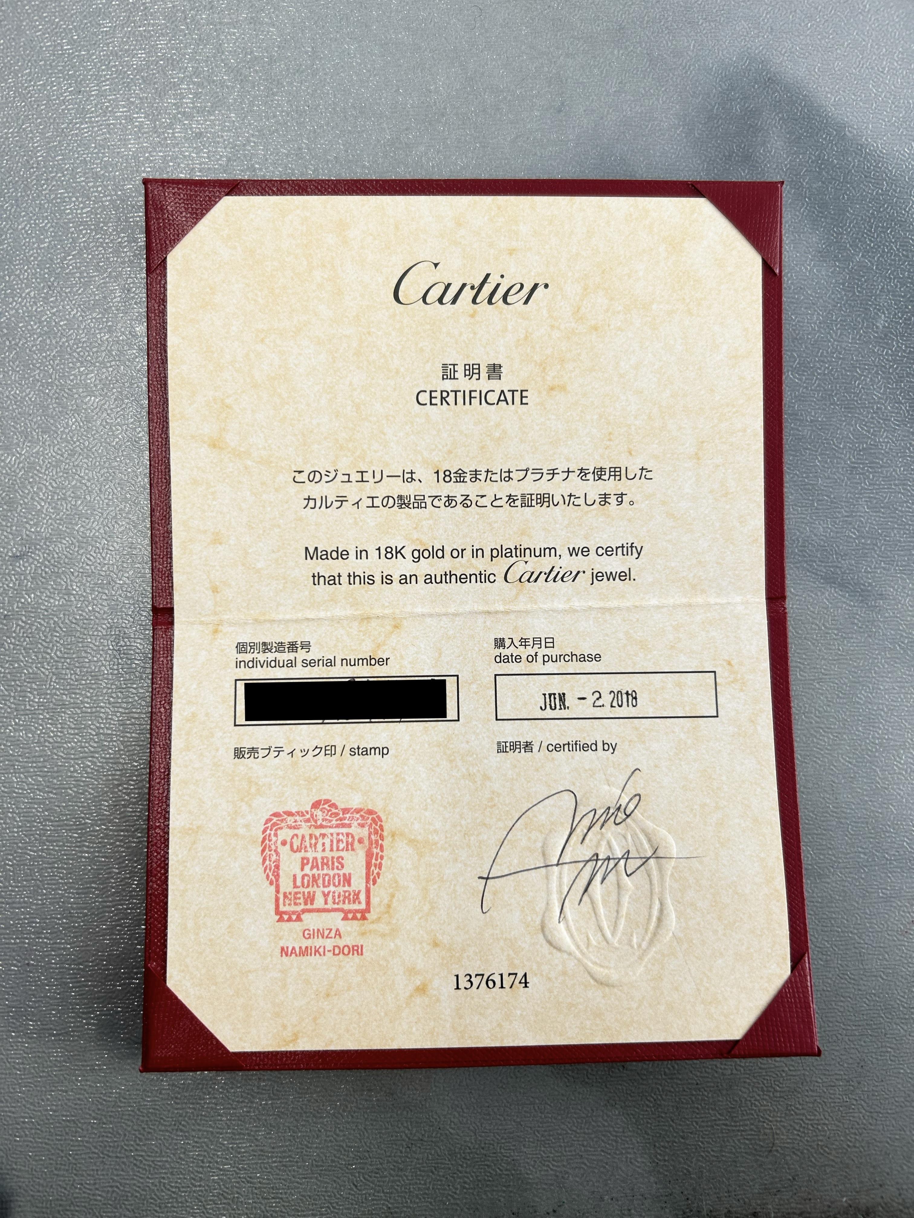 Cartier Pavé Diamond Set Ring For Sale 1