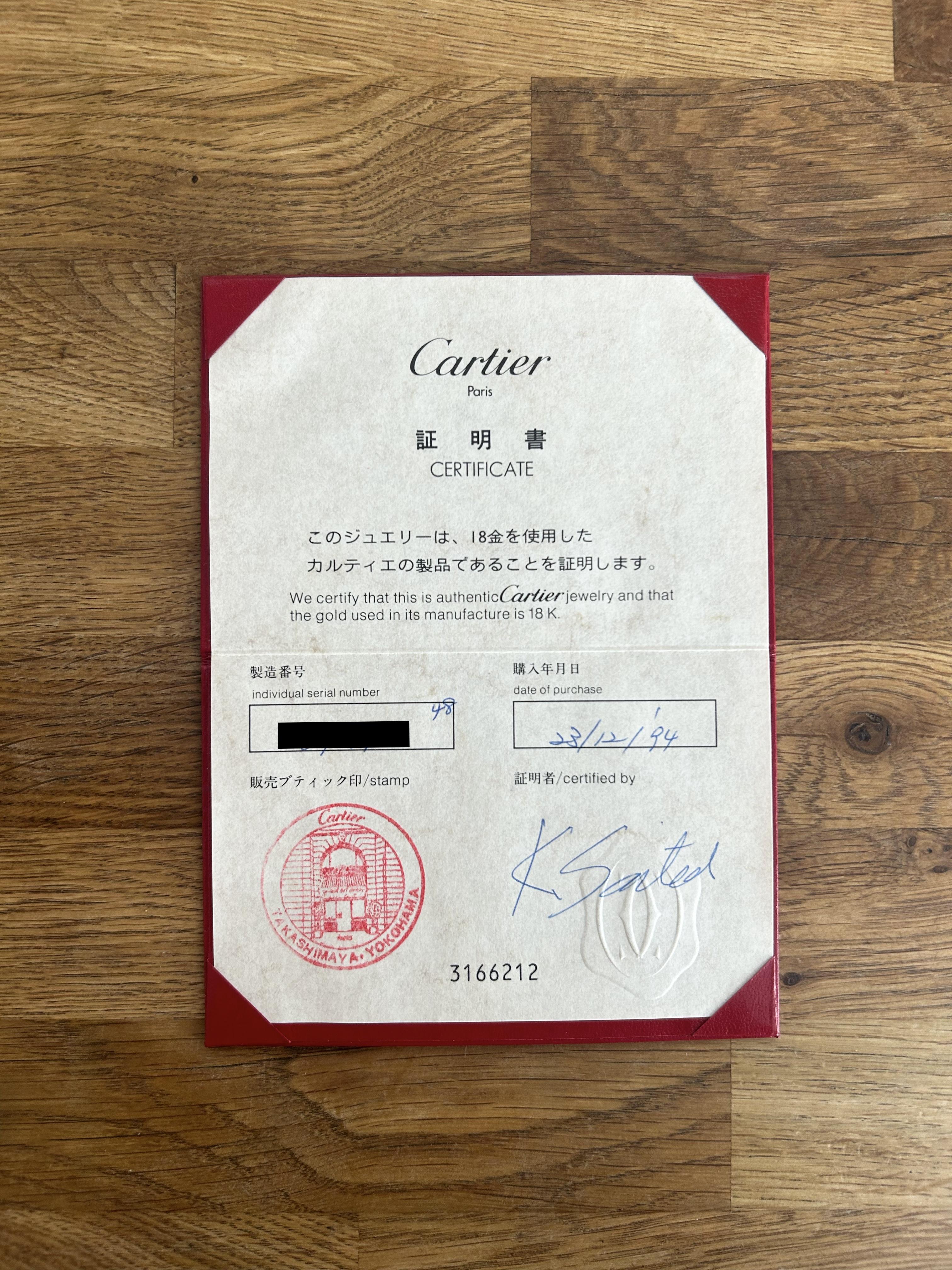 Bague à pavé de diamants de Cartier en vente 1