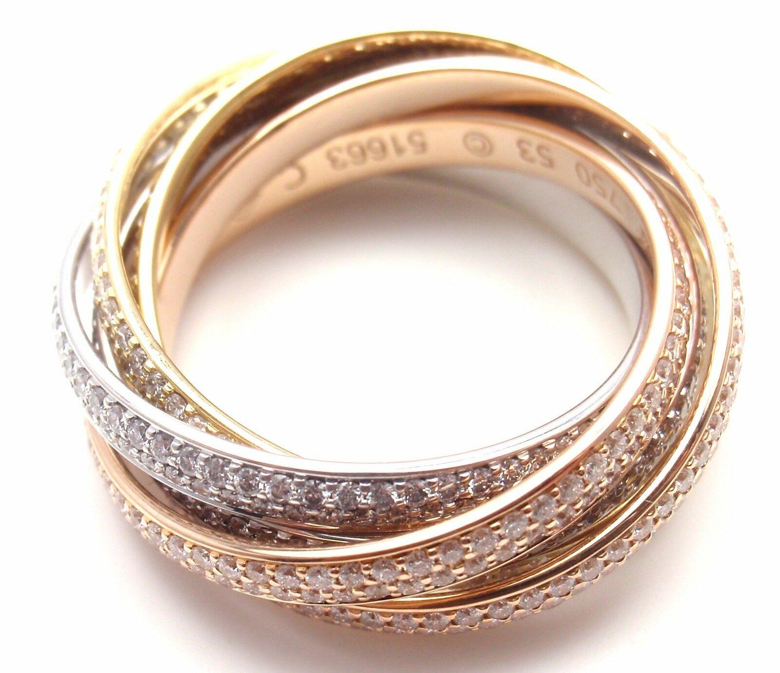 cartier triple band ring