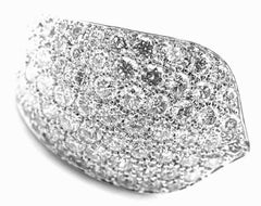 Cartier Pave Diamond White Gold Large Ring