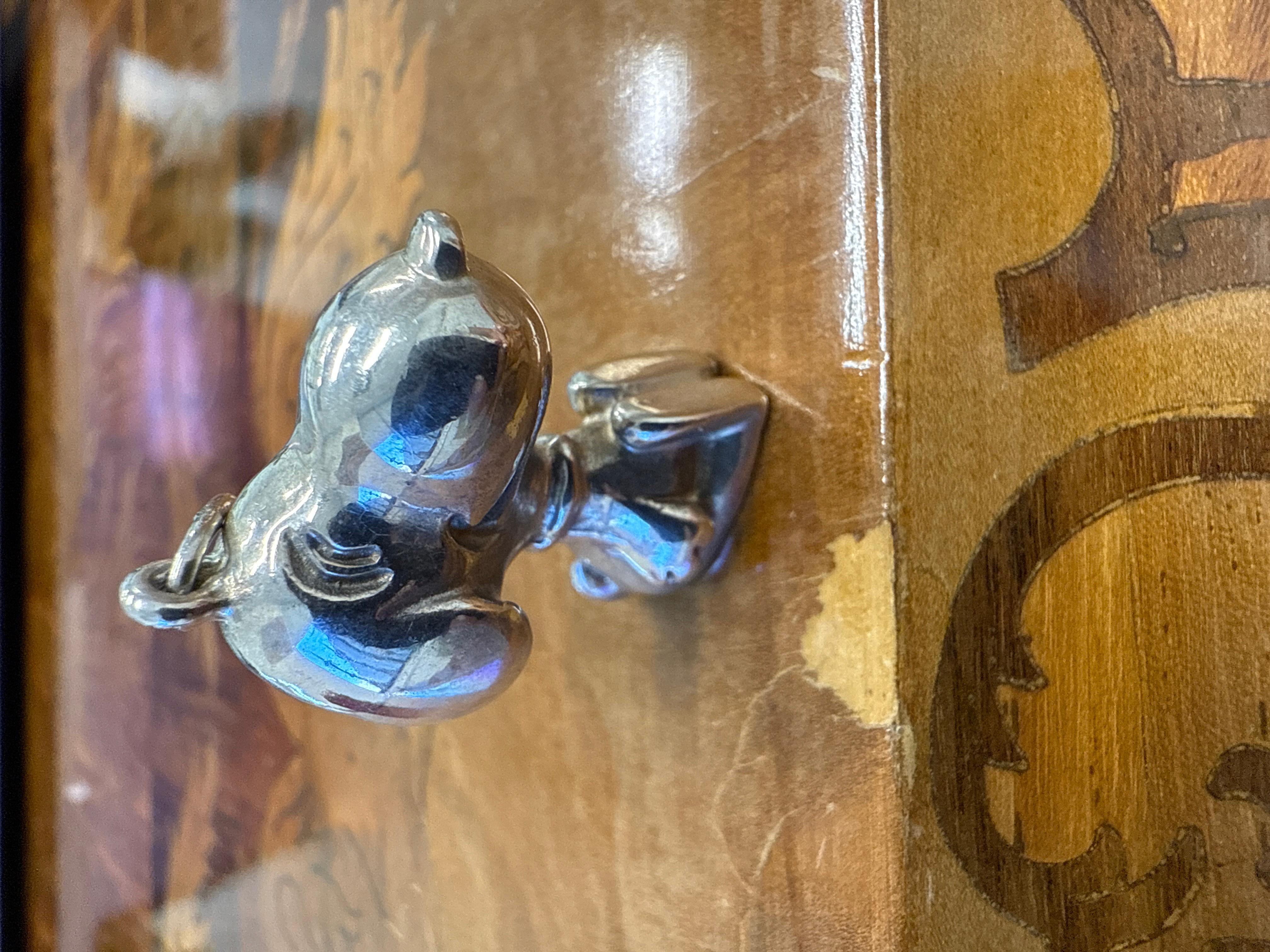 Cartier Ciondolo Snoopy in argento sterling della banda dei Peanuts Retro anni '50 - '60! in vendita 1