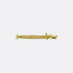 Cartier Pearl Mini Bar Brooch
