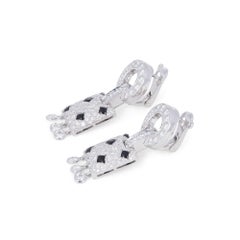 Orecchini Cartier "Pelage Panthère" con diamanti e onice