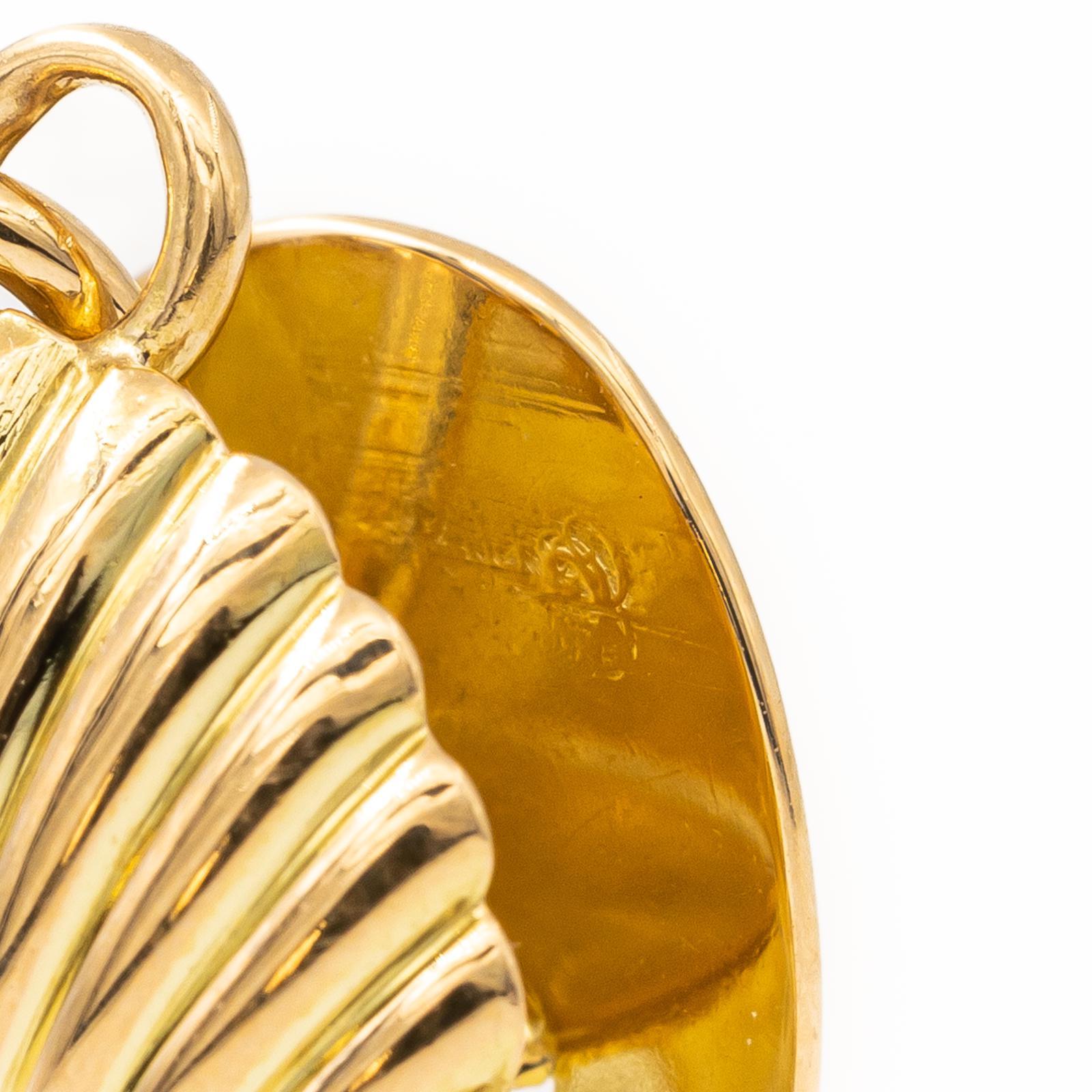 Cartier-Anhänger-Halskette  GelbgoldDiamant im Zustand „Hervorragend“ im Angebot in PARIS, FR