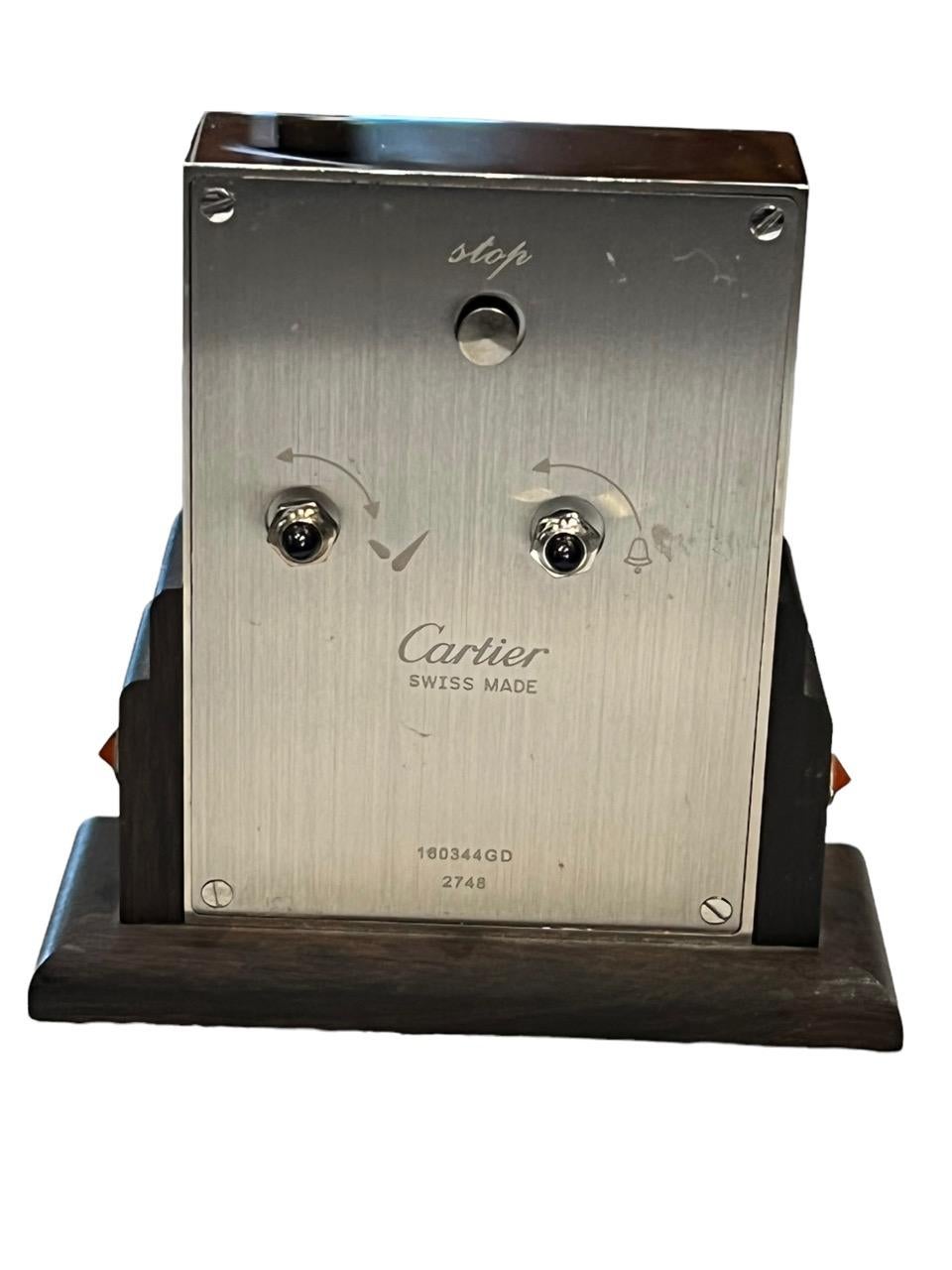 Contemporary Cartier Pendulette Table Clock