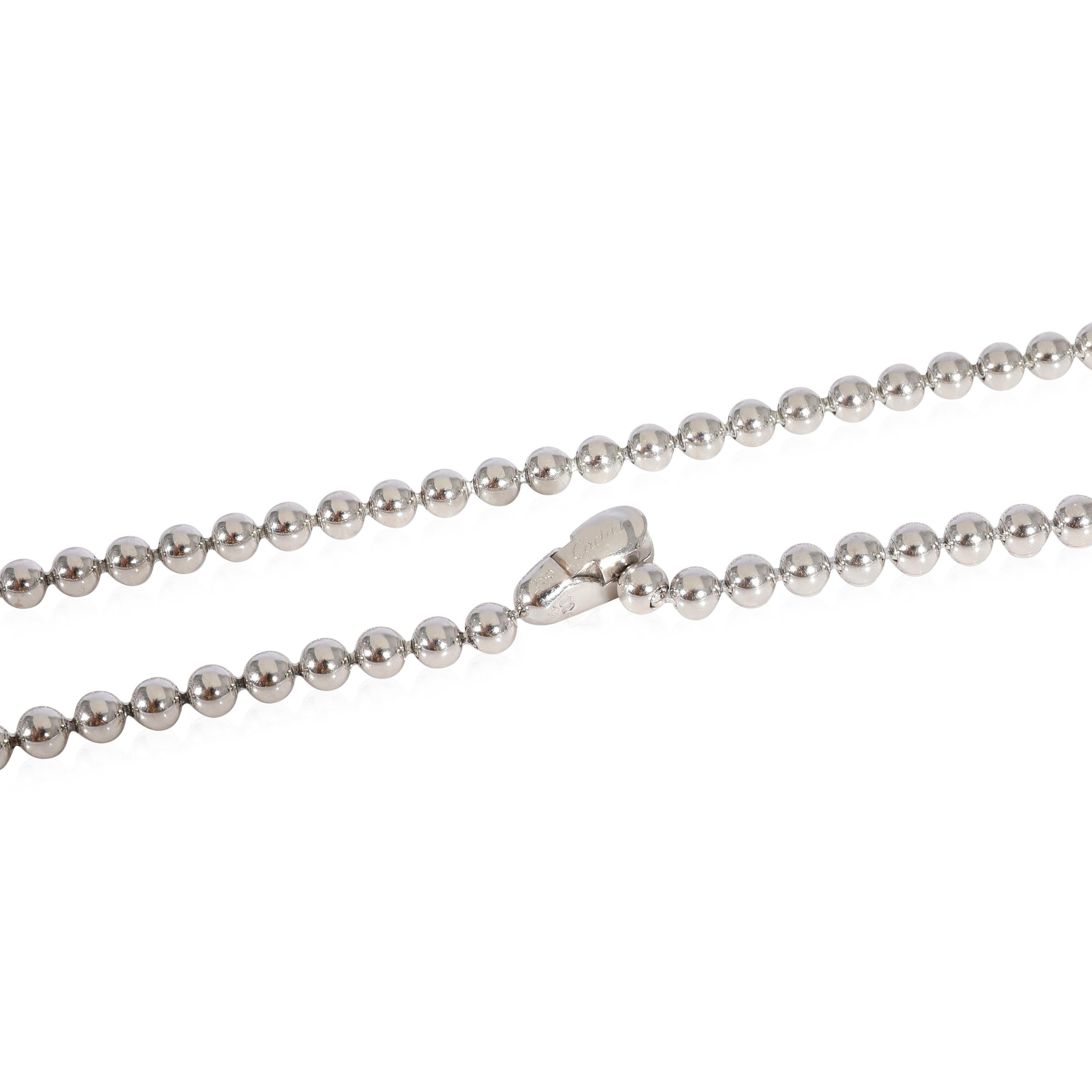 Cartier Perles de Diamants in 18k White Gold 6.75 CTW

PRIMARY DETAILS
SKU: 125030
Listing Title: Cartier Perles de Diamants in 18k White Gold 6.75 CTW
Condition Description: Retails for 57000 USD. In excellent condition. 22 inches in length. Comes