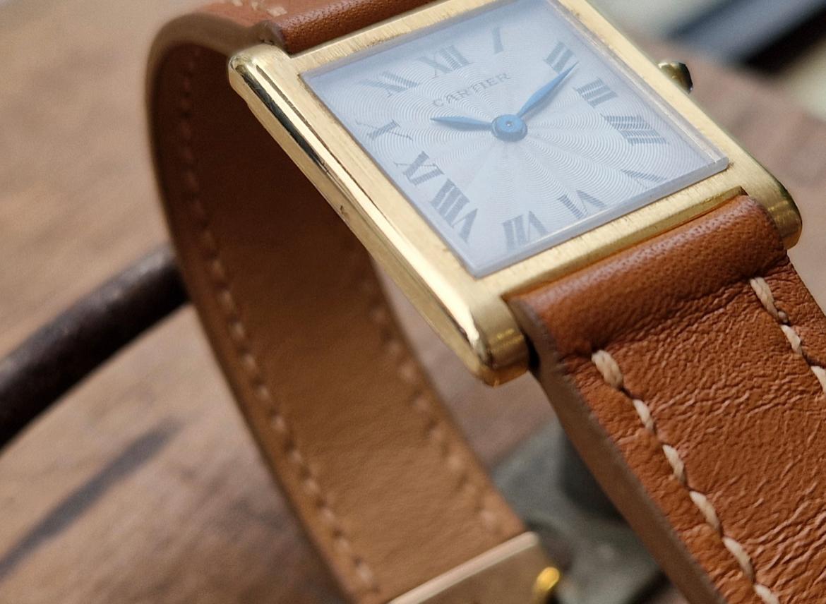 Sculpté Cartier Piaget Tank Normale 1960