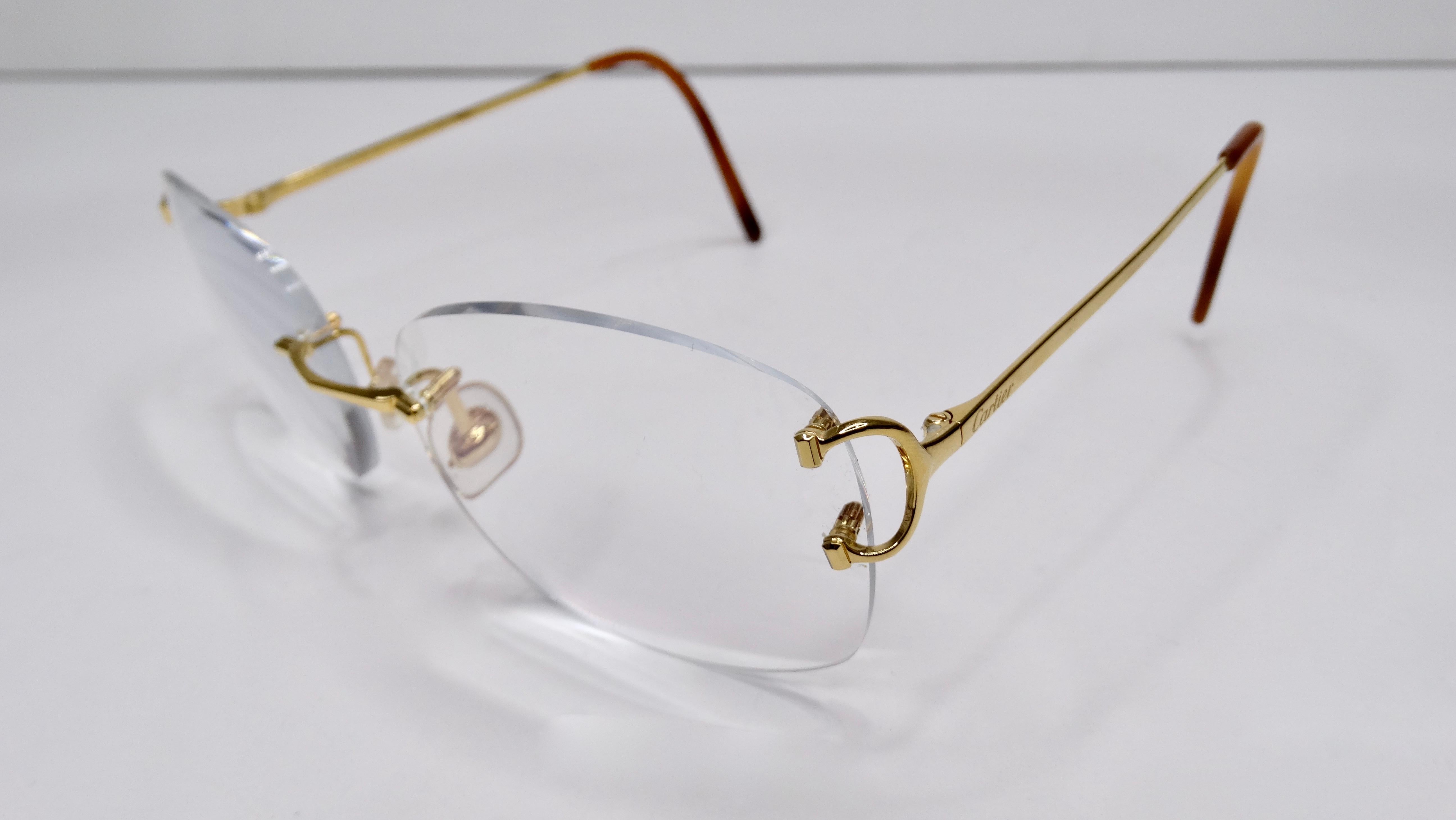 Cartier Piccadilly Gold Glasses at 1stDibs | cartier piccadilly sunglasses