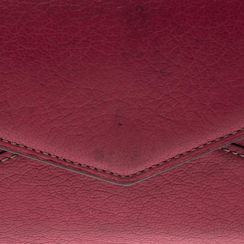 Cartier Pink Leather Les Must Envelope Trifold Wallet 2