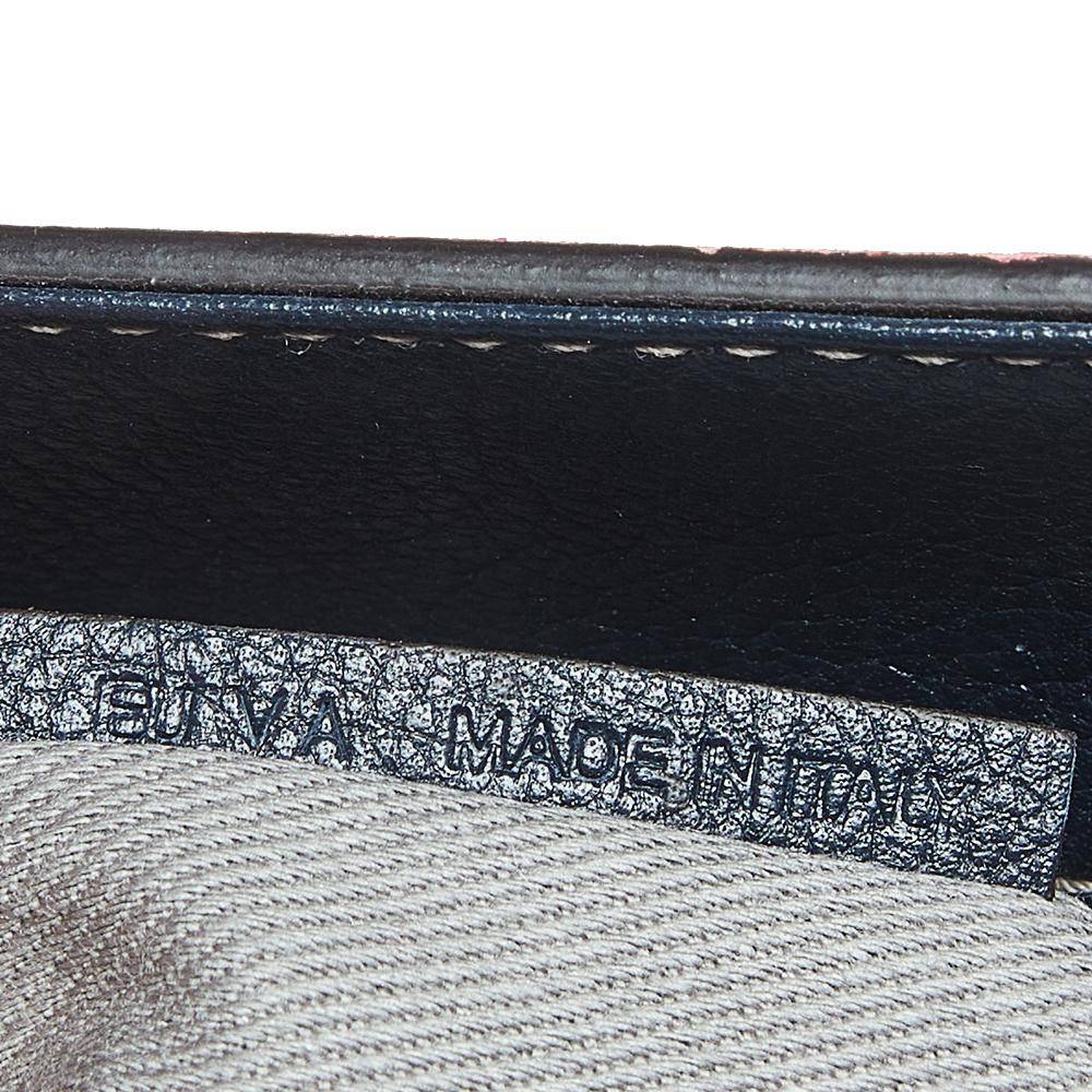 Cartier Pink/Navy Blue Leather Small C De Cartier Bag 4