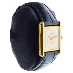 Cartier Plaque Ladies Classic Tank Style Watch circa 1970's with
