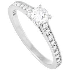 Cartier Cartier Verlobungsring, Platin 0,49 Karat Diamant Solitär