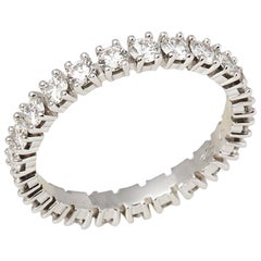 Cartier Platinum 1.56 Carat Full Diamond Destinée Eternity Ring