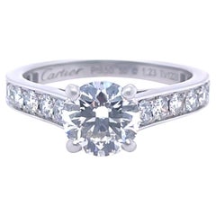 Cartier Platinum 1895 Solitaire Engagement Ring 1.83ct 4.63g
