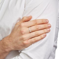 Cartier Platinum 1895 Collection Wedding Band Ring
