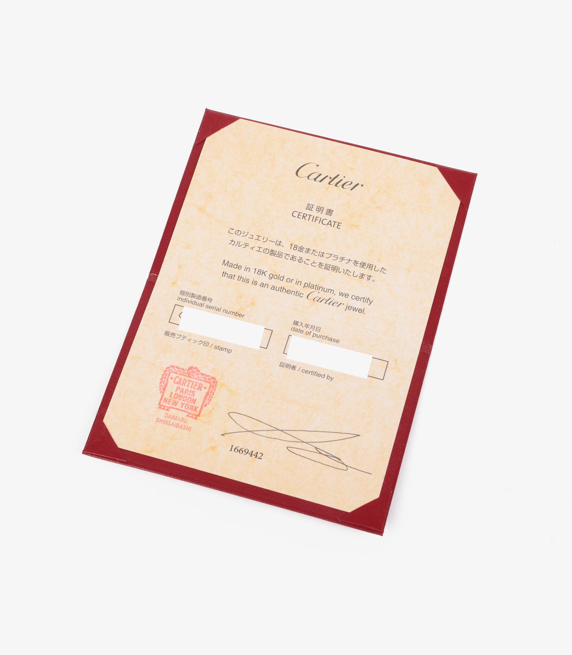 Cartier Platinum 2.5mm 1895 Wedding Band Ring 3