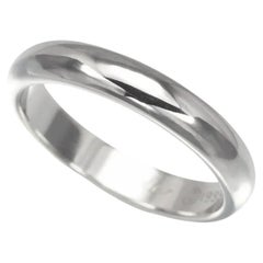 Cartier Platinum 3.5mm Wedding Band Ring 52, US Size 6
