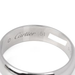 Cartier Platinum 5mm 1895 Wedding Band Ring
