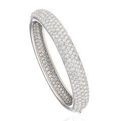 CARTIER Platinum and Diamond Bangle