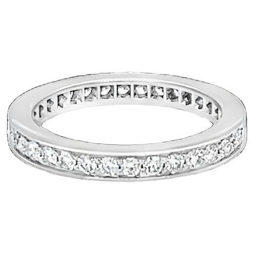 Cartier Platinum and Diamond Eternity Band