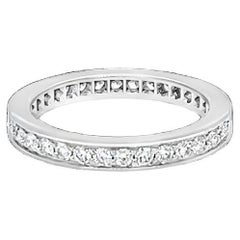 Cartier Platinum and Diamond Eternity Band