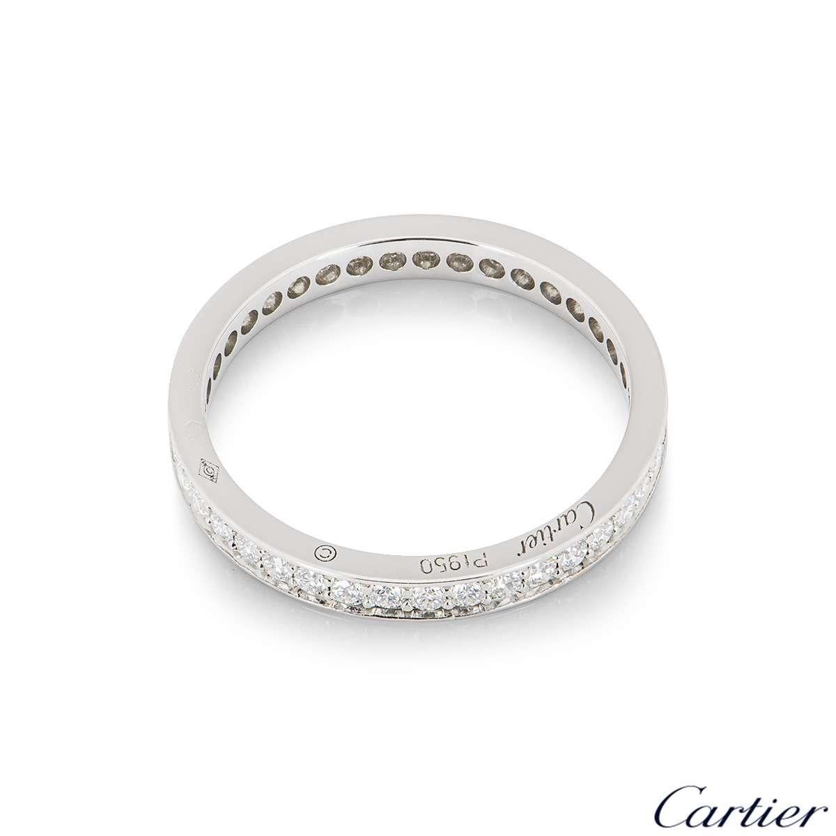 cartier half eternity ring