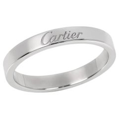 Cartier Platinum C de Cartier Wedding Band Ring