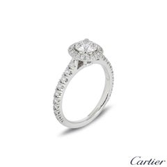 Cartier Platinum Destinée Solitaire Diamond Ring 0.70ct D/VVS1 XXX